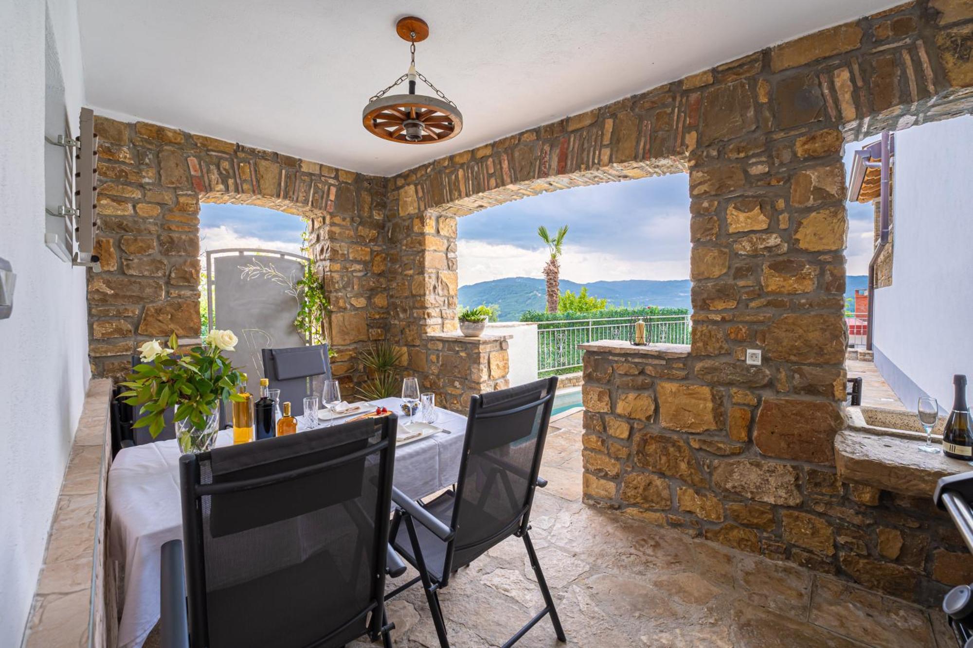 Holiday Home Belveder Motovun With Heated Pool Livade Екстер'єр фото